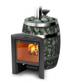 Печь для бани ПБ Саяны II Inox Витра ЗК